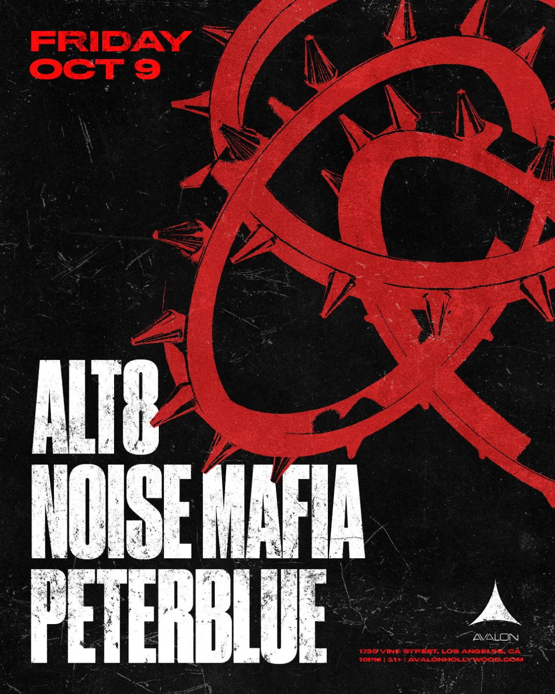 Avalon presents ALT8, Noise Mafia, PeterBlue