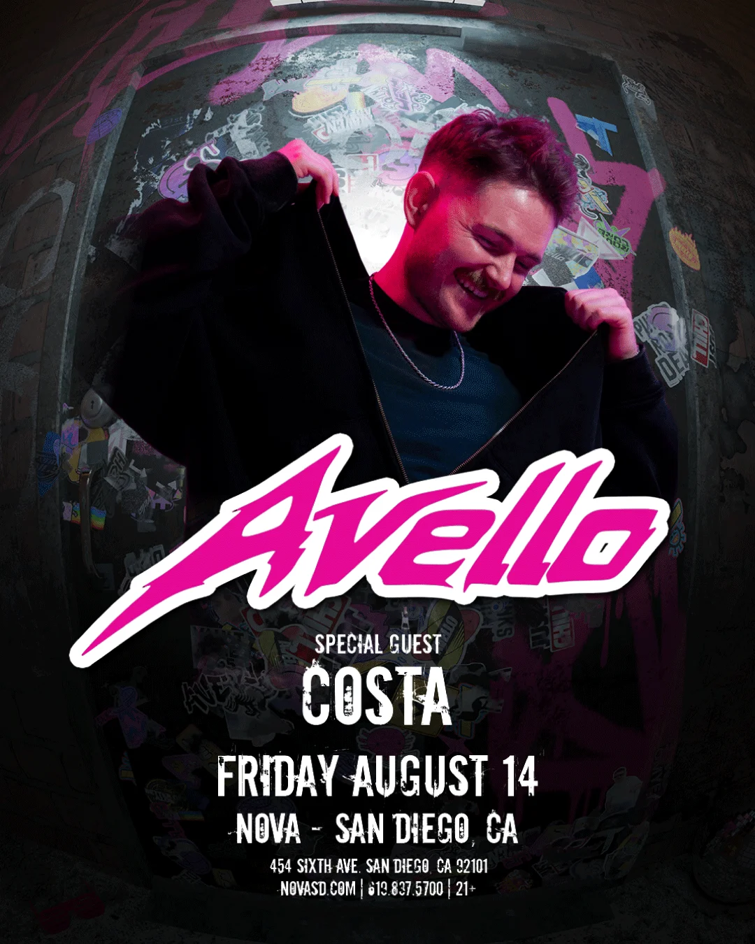 Nova presents AVELLO w/ Special Guest Costa