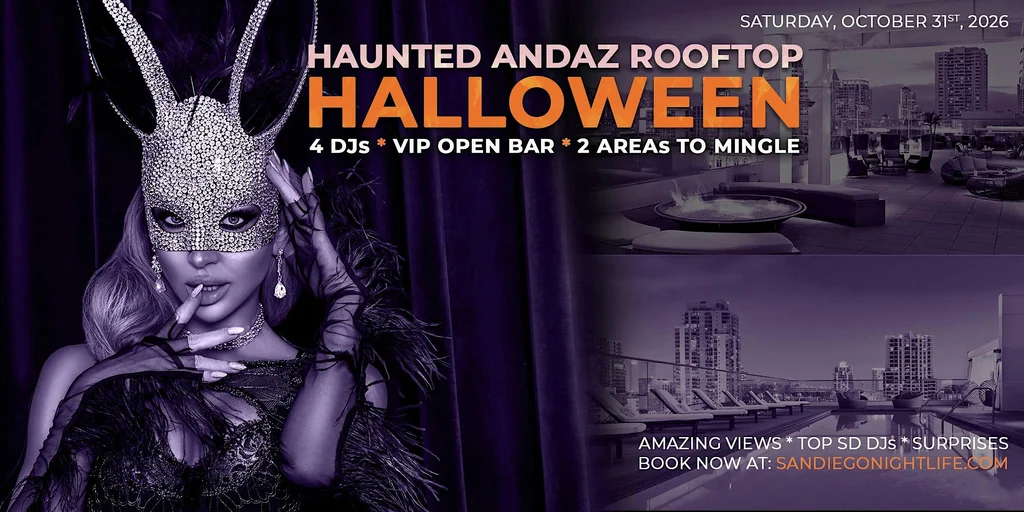 Haunted Andaz San Diego Halloween Rooftop Party