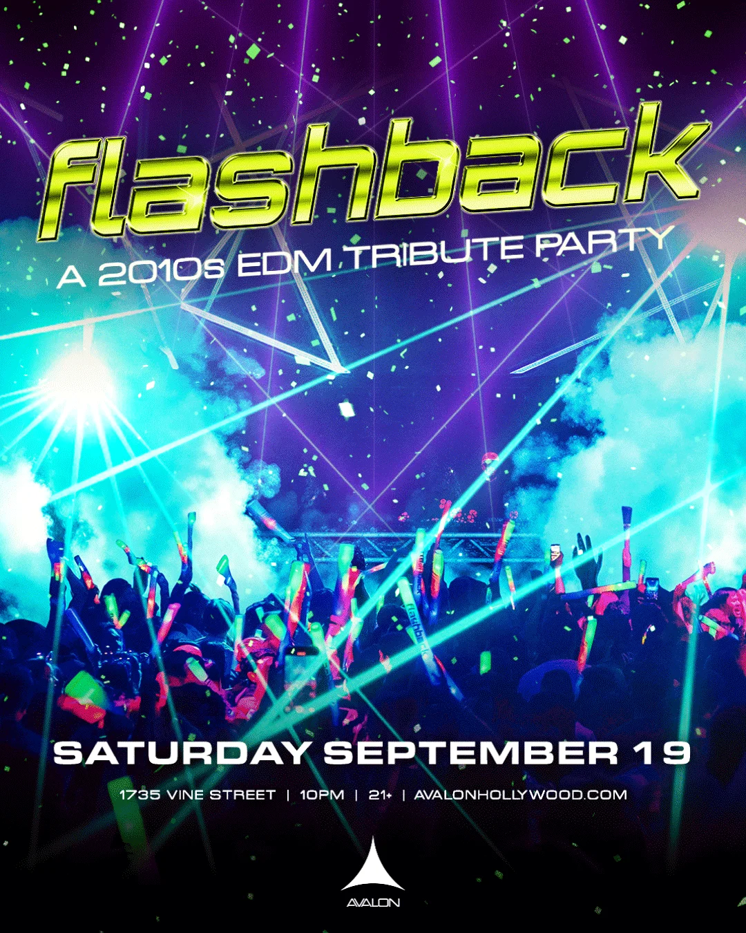 Avalon presents Flashback: A 2010s EDM Tribute Party