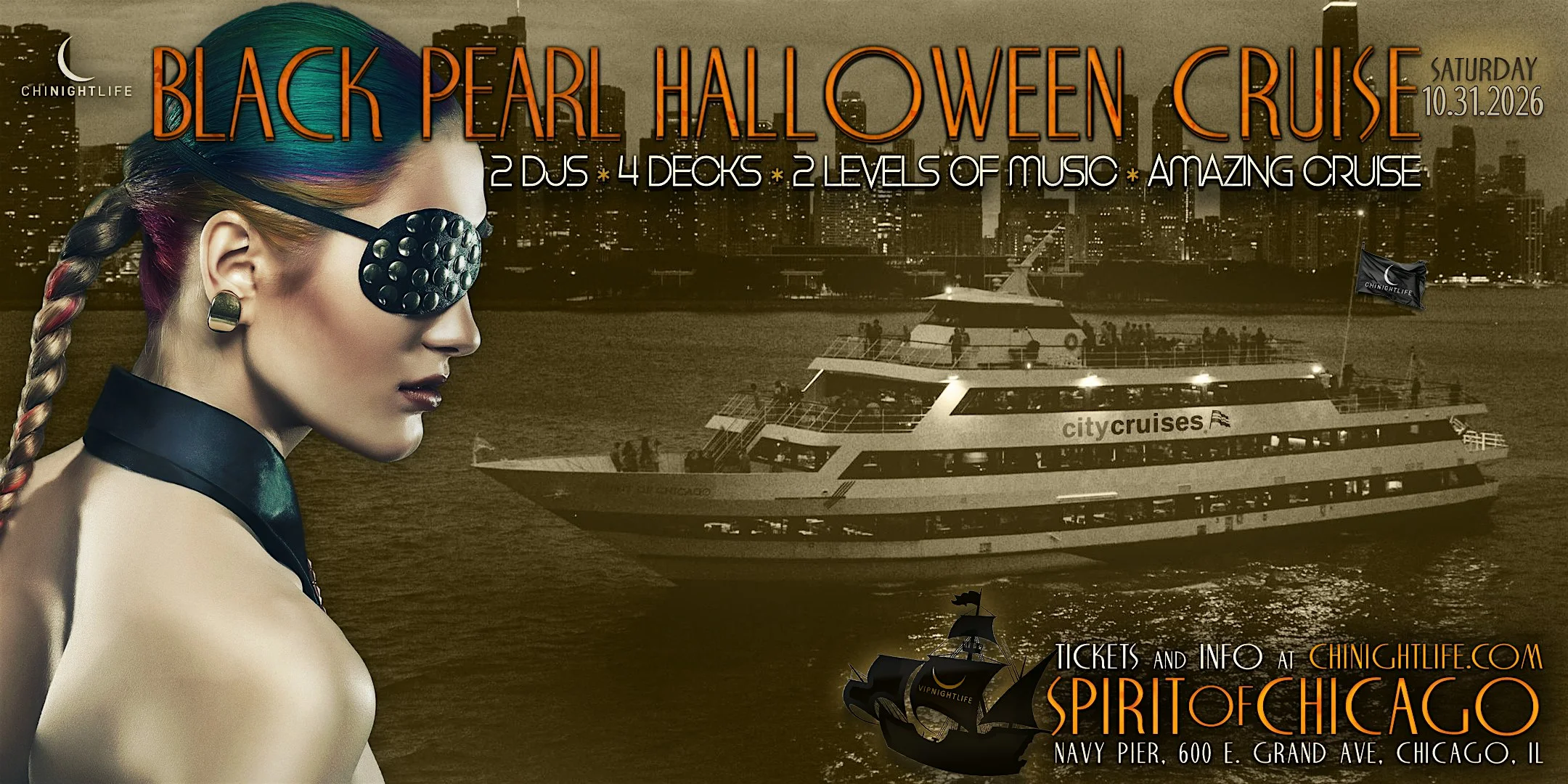 Chicago Halloween Party Cruise...