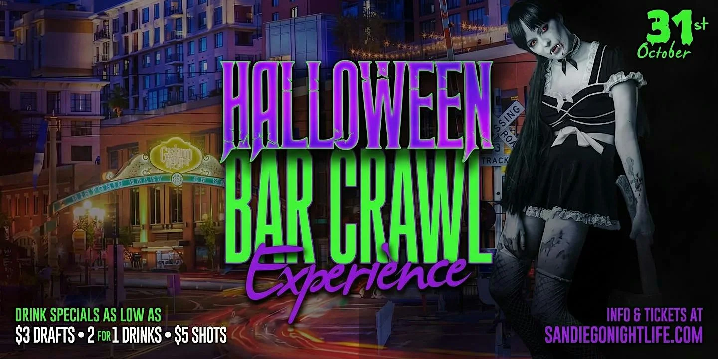 San Diego Halloween Bar Crawl Party
