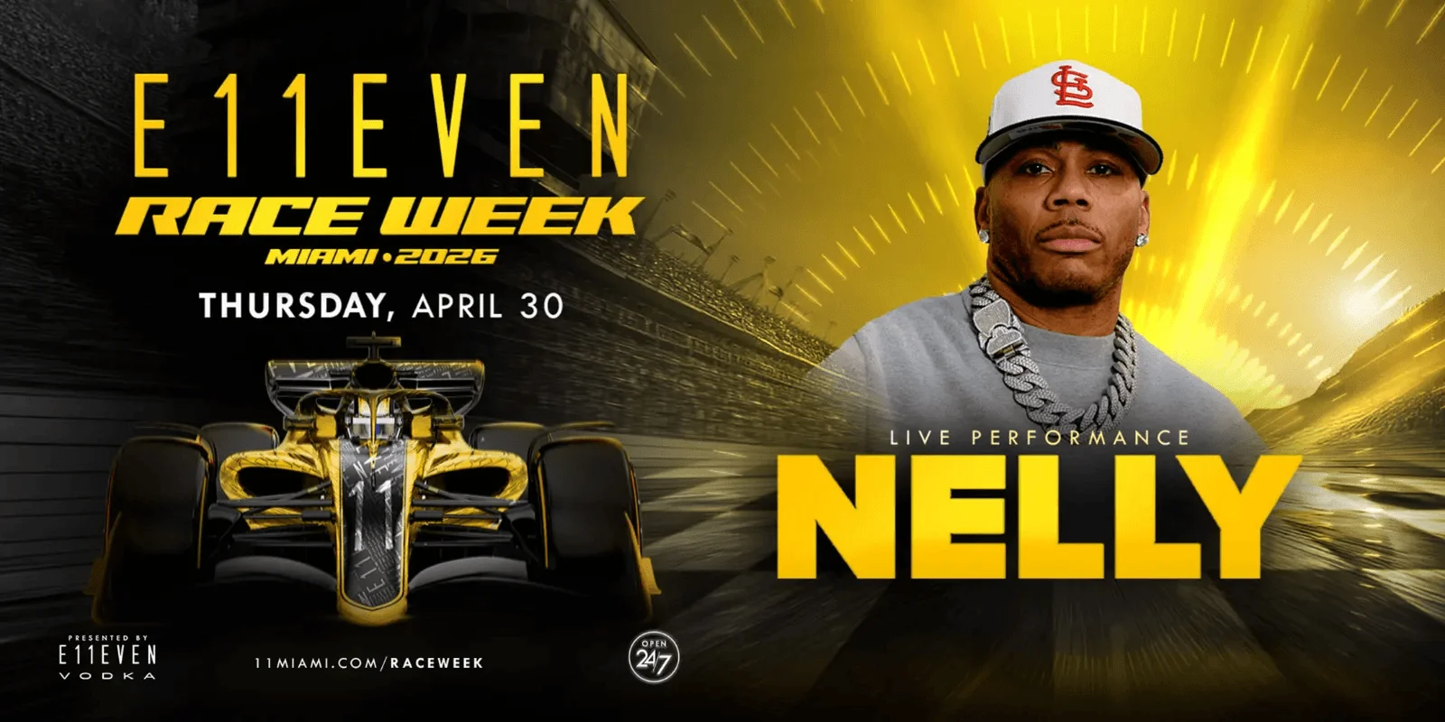 Nelly | Race Week Party | E11EVEN Miami