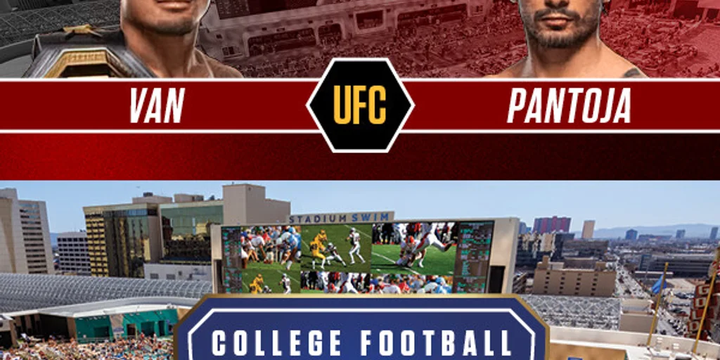 College Football & UFC 331 at Stadium Swim