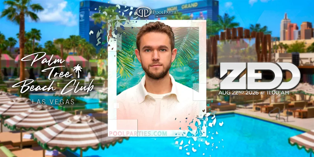 Zedd | Saturday Pool Party Vegas | Palm Tree Beach Club