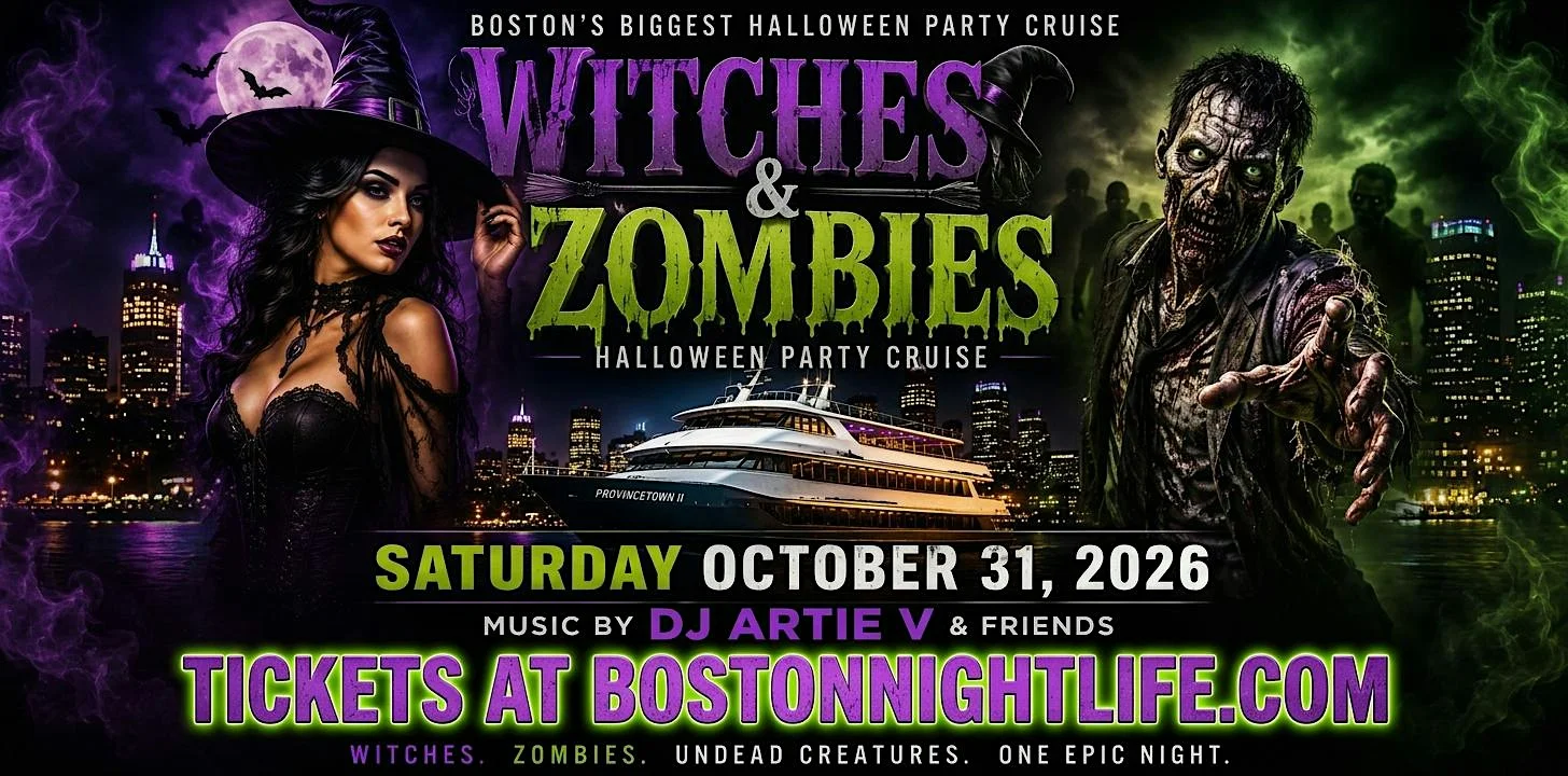 Boston Halloween Party Cruise | Witches & Zombies w/ DJ Artie V