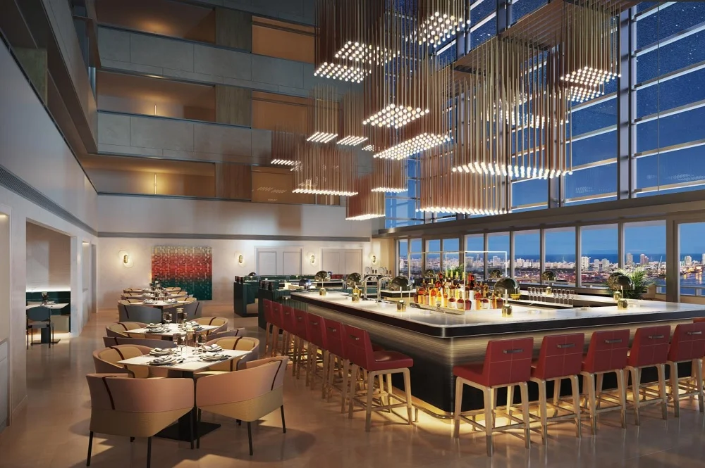 Level 25 Bar at Conrad Miami
