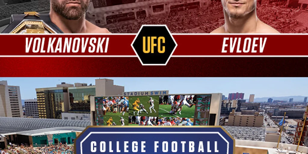 College Football & UFC 333 at Stadium Swim