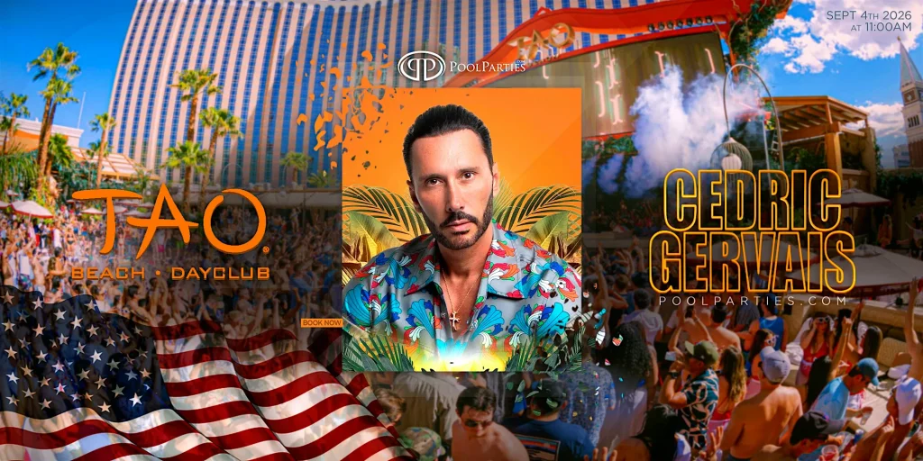Cedric Gervais | Labor Day Weekend Pool Party Vegas | TAO Beach