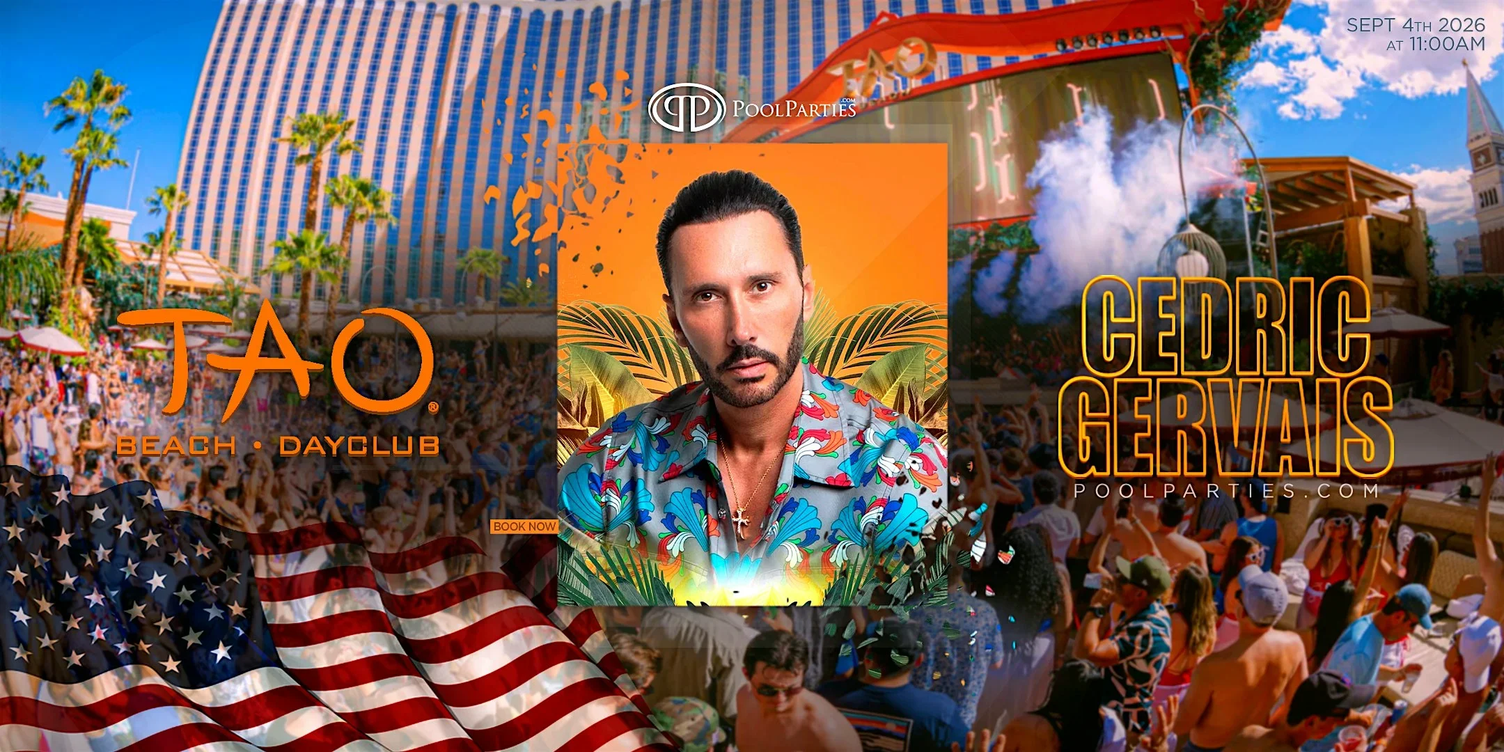 Cedric Gervais | Labor Day Weekend Pool Party Vegas | TAO Beach