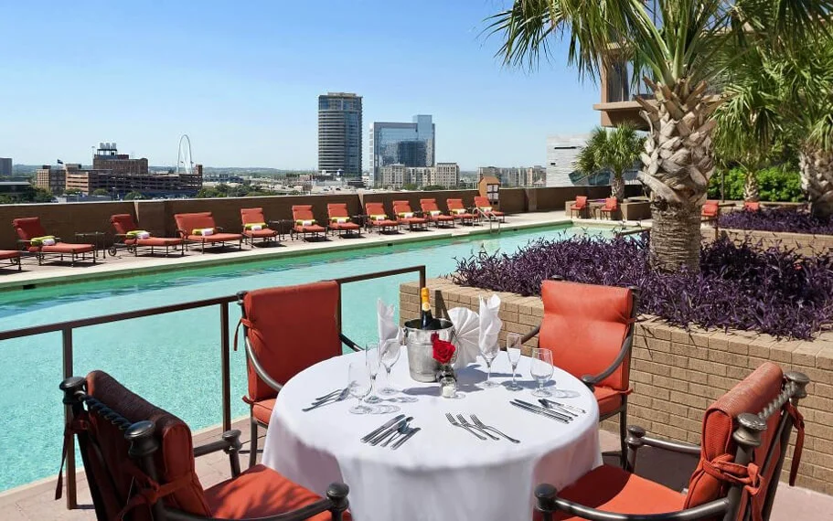 Fairmont Dallas Rooftop Pool