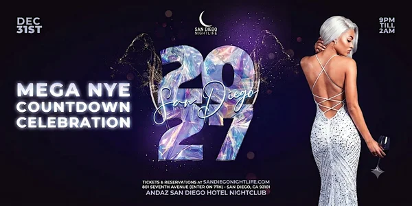 San Diego Mega 2027  New Year's Eve Party