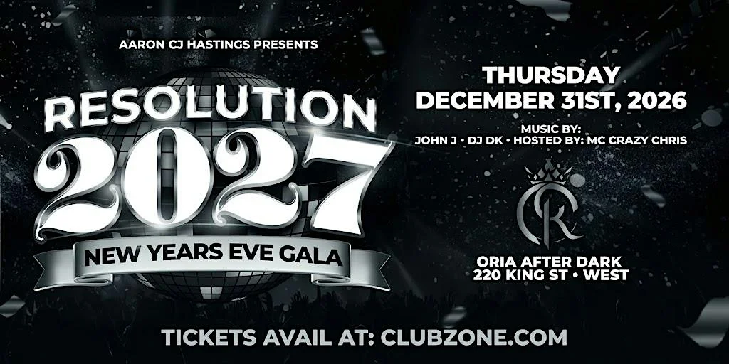 Toronto New Years Eve 2027 Party at Oria Nightclub