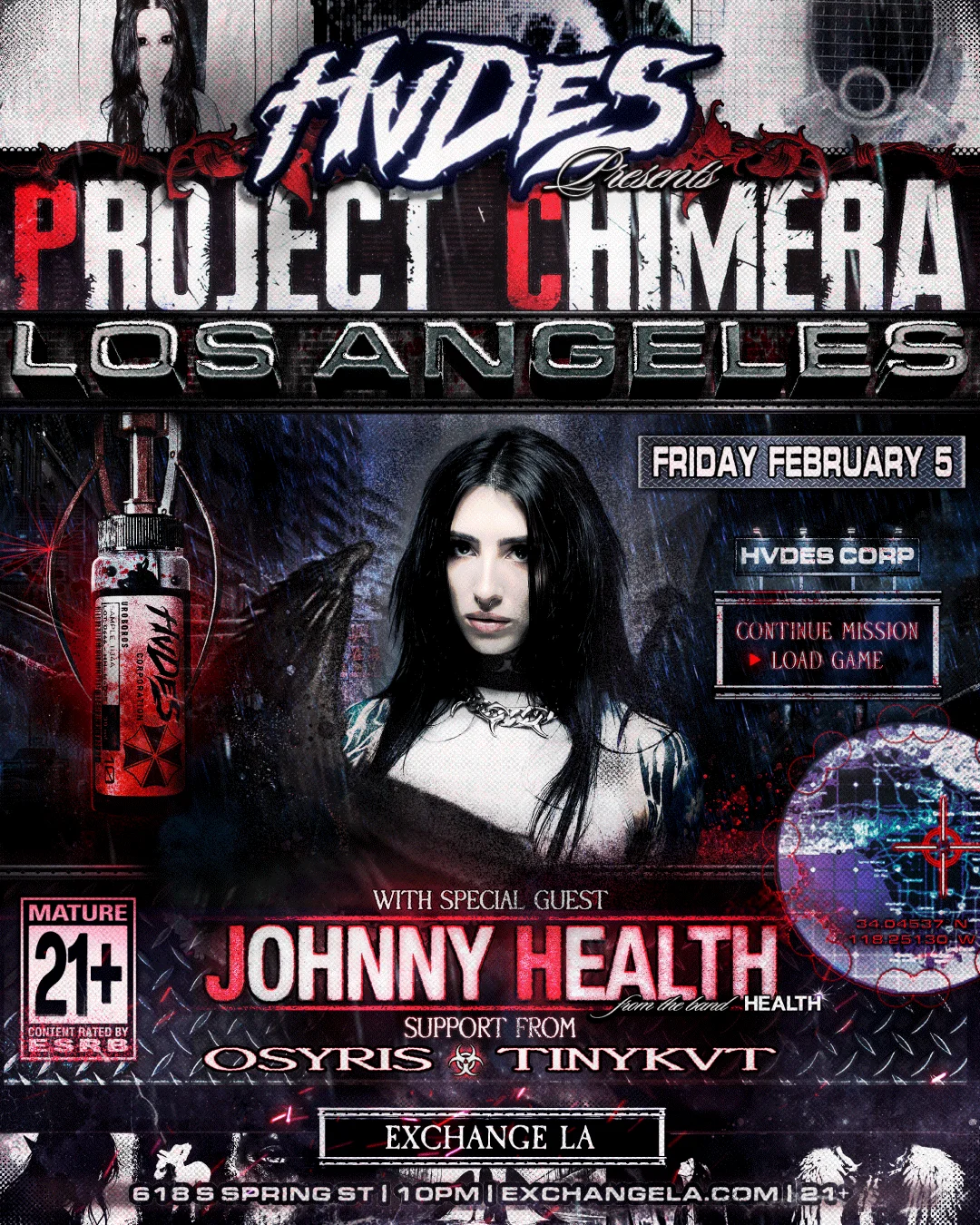 HVDES w/ Special Guest Johnny Health