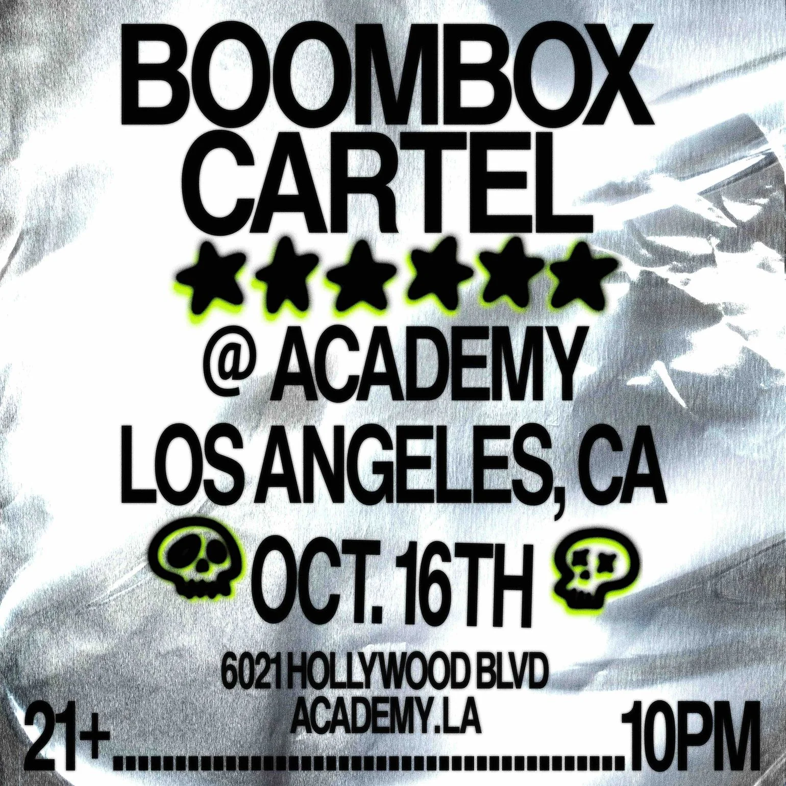 Academy LA presents Boombox Cartel