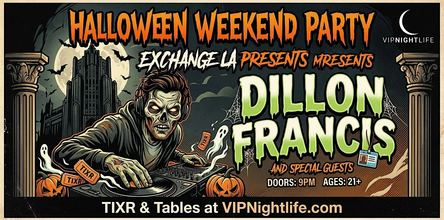 Exchange LA Halloween Party w/ Dillon Francis