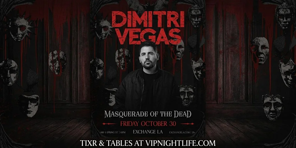 Halloween Eve Party w/ Dimitri Vegas at Exchange LA