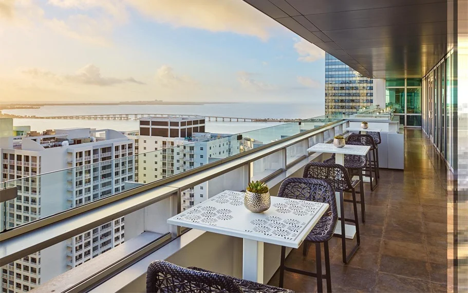 Level 25 Bar at Conrad Miami