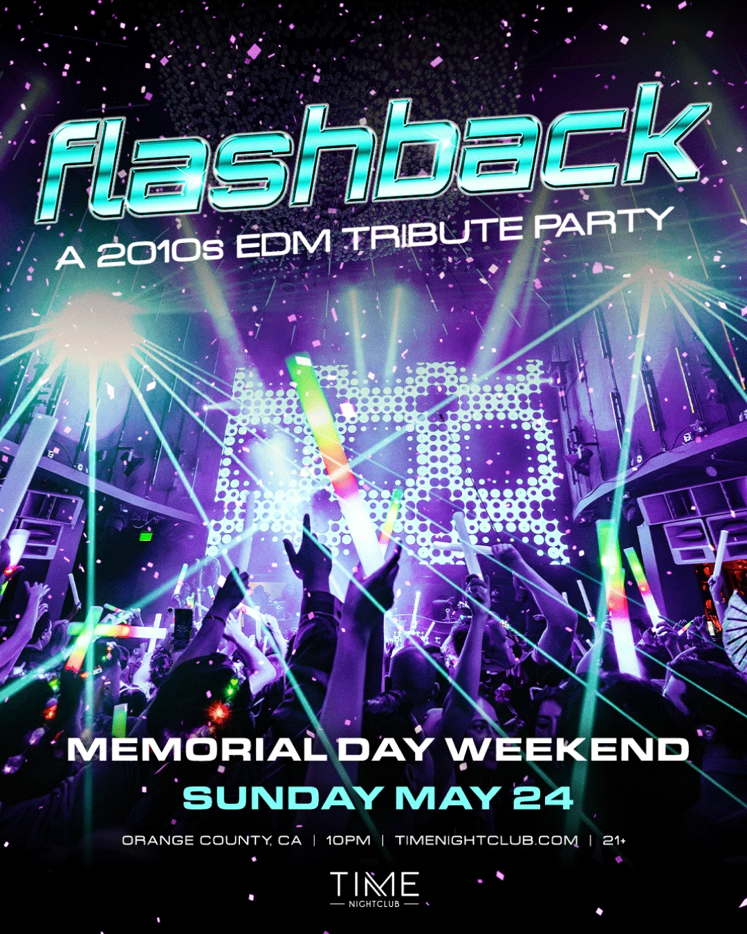 Time Nightclub presents Flashback: A 2010s EDM Tribute Party