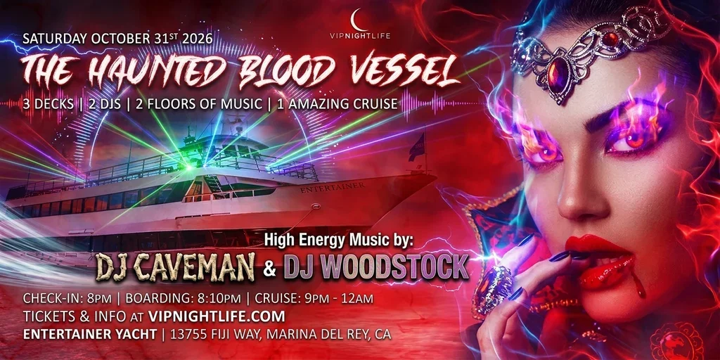 Haunted Blood Vessel | Marina Del Rey Halloween Party Cruise
