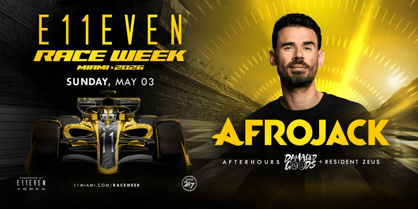 Afrojack | Race Week Party | E11EVEN Miami