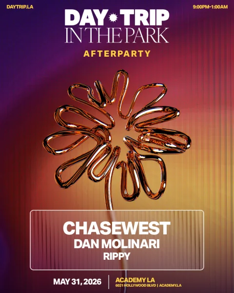 Day Trip In The Park Afterparty: ChaseWest, Dan Molinari, Rippy