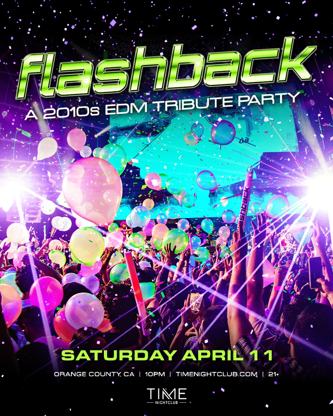 Time Nightclub presents Flashback: A 2010s EDM Tribute Party