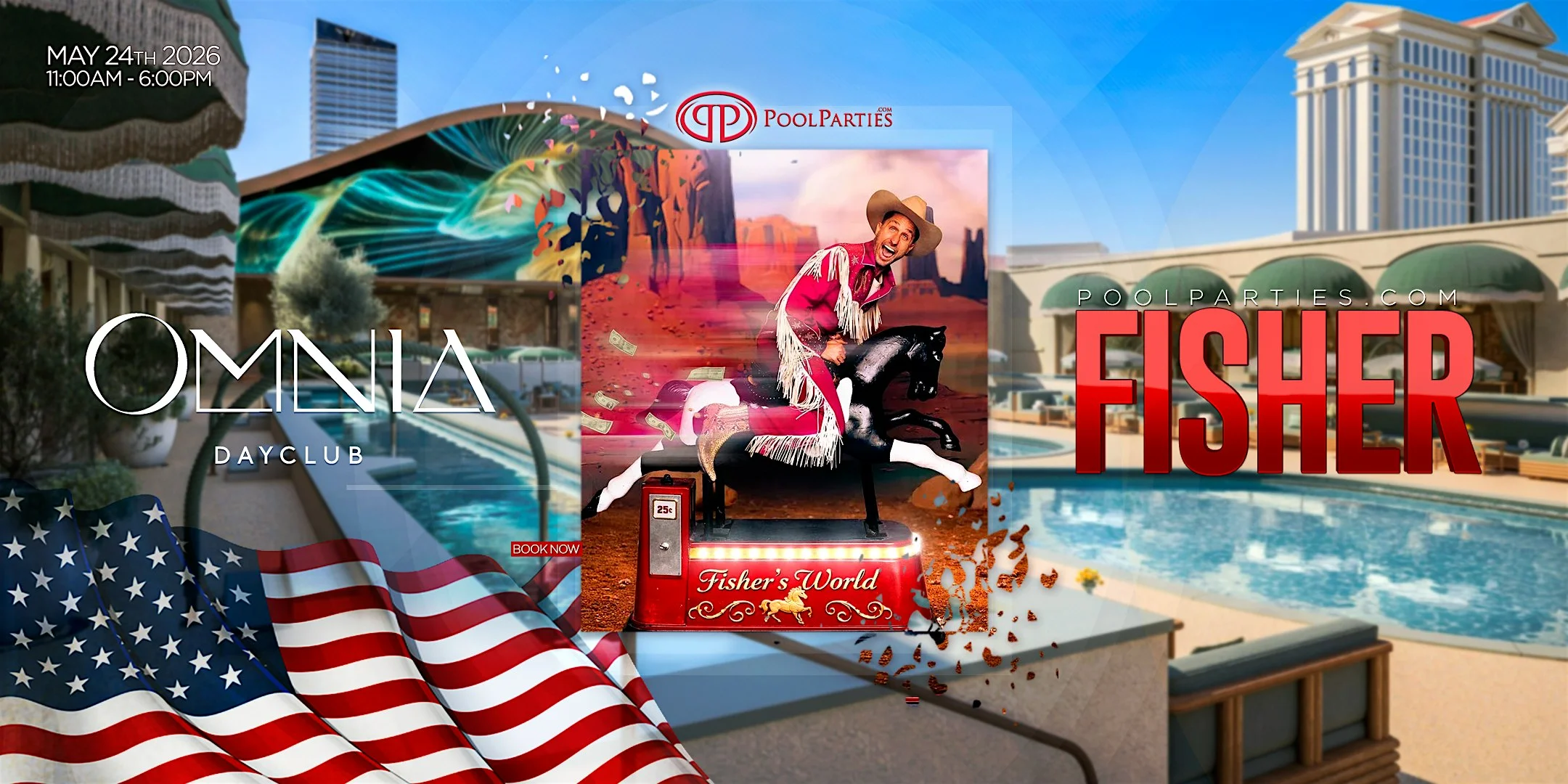 Fisher | OMNIA Dayclub | Memorial Day Weekend Party