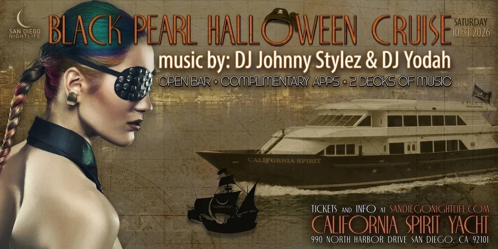 Black Pearl VIP San Diego Halloween Party Cruise