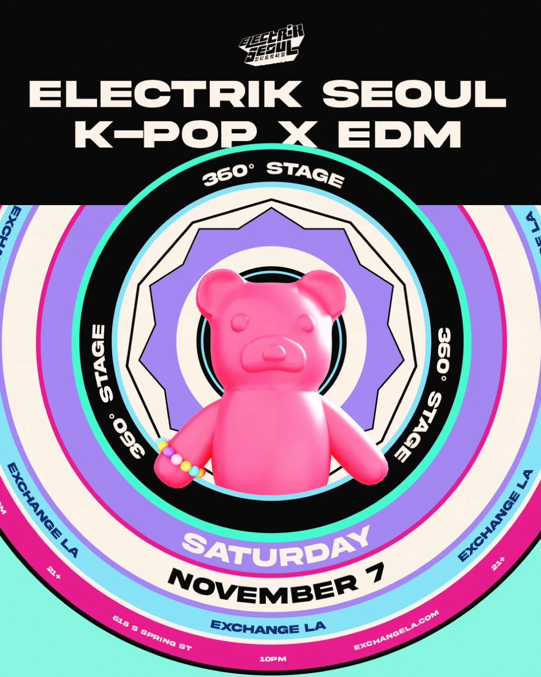 Exchange LA presents Electrik Seoul: K-Pop x EDM 360