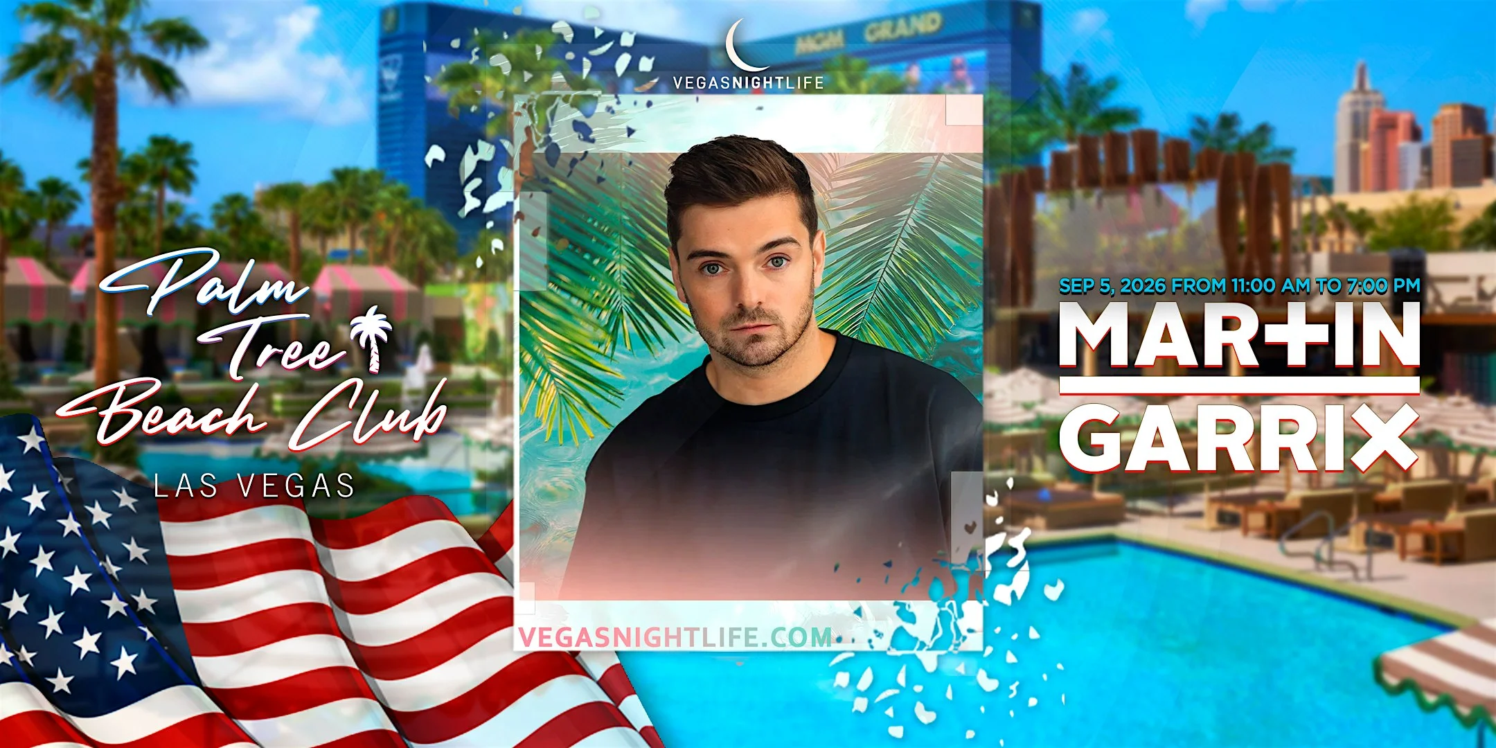 Martin Garrix | Labor Day Weekend Party Vegas | Palm Tree Beach Club