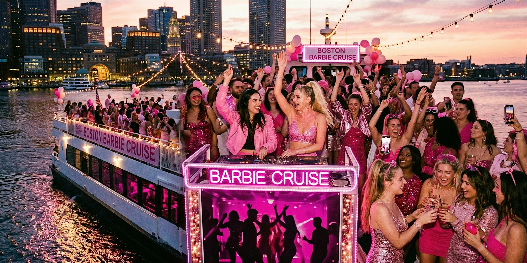 Barbie’s Pink Party Cruise | Boston Summer Party Cruise