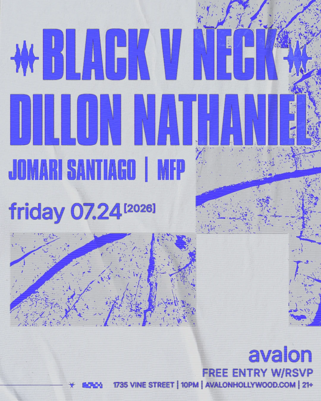Avalon presents Black V Neck , Dillon Nathaniel