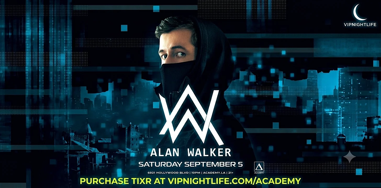 Alan Walker | Labor Day Weekend |  Academy LA Nightclub