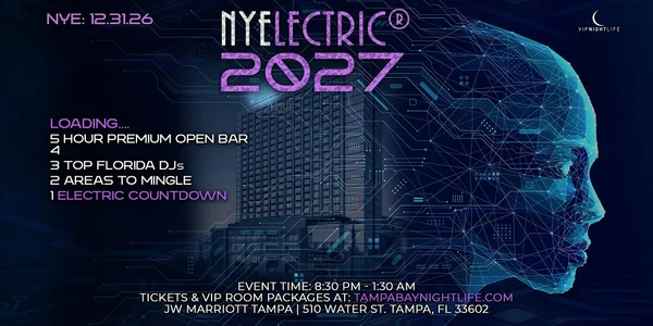 Tampa New Year's Eve Party Countdown | NYElectric® 2027