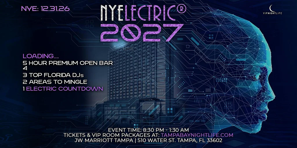 Tampa New Year's Eve Party Countdown | NYElectric® 2027