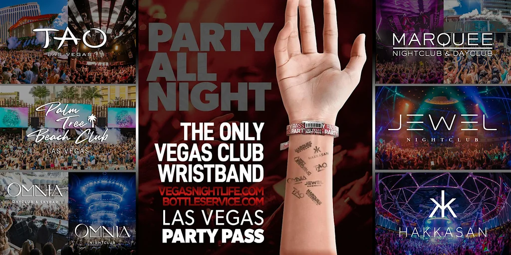 Las Vegas Party Pass | Sep 24-Sep 27 | 9 Clubs x 30+ Parties
