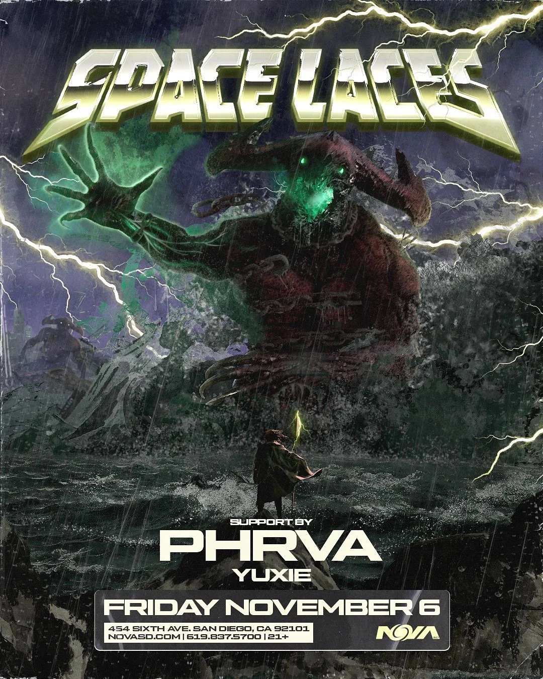 Nova presents Space Laces w/ PHRVA