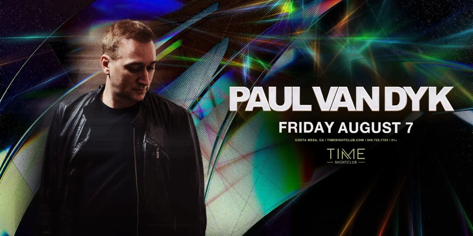Time Nightclub presents Paul van Dyk