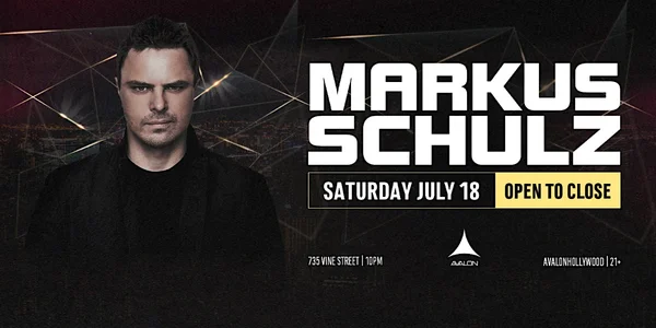 Markus Schulz | Live Concert Party Hollywood | Avalon