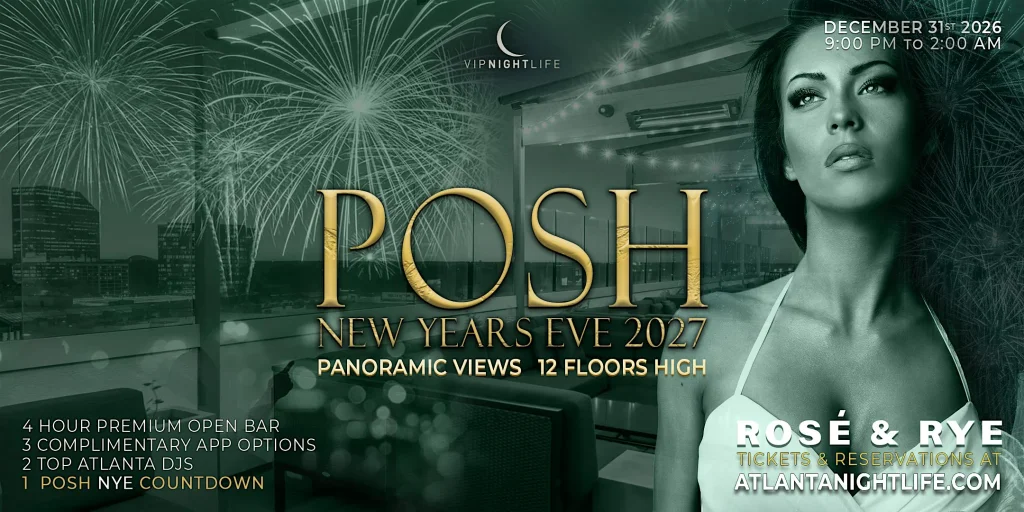 2027 Atlanta New Year's Eve Party | Posh in the Sky NYE