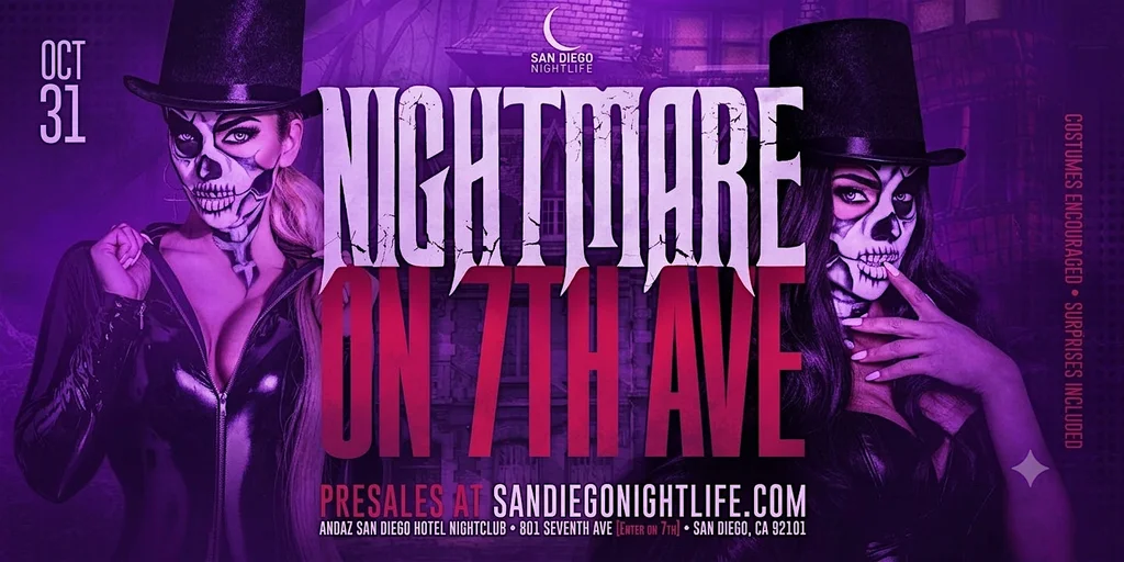 San Diego Halloween Party | Nightmare on 7th Ave