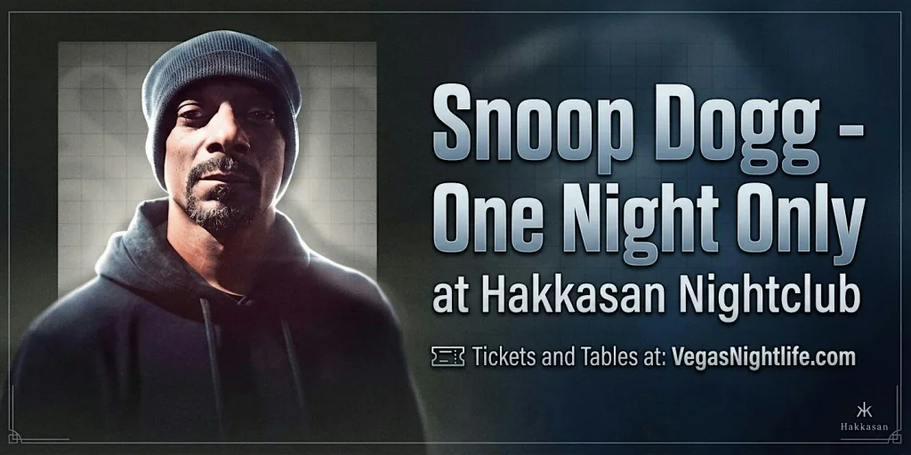 Snoop Dogg - One Night Only at Hakkasan Nightclub | Las Vegas MGM Grand