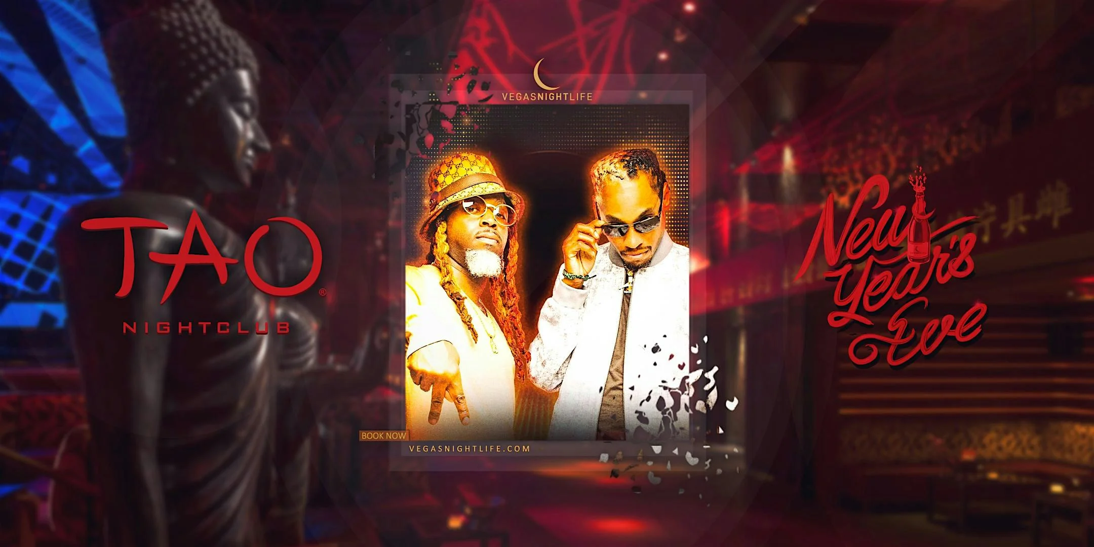 Ying Yang Twins at TAO Las Vegas Nightclub New Year's Eve 2027 Party