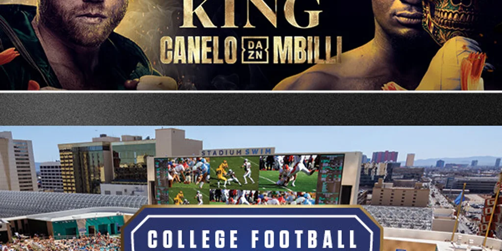 College Football & Boxing at Stadium Swim