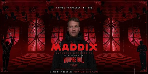 OC Halloween Party w/ Maddix | Vampire Ball Time Nighclub