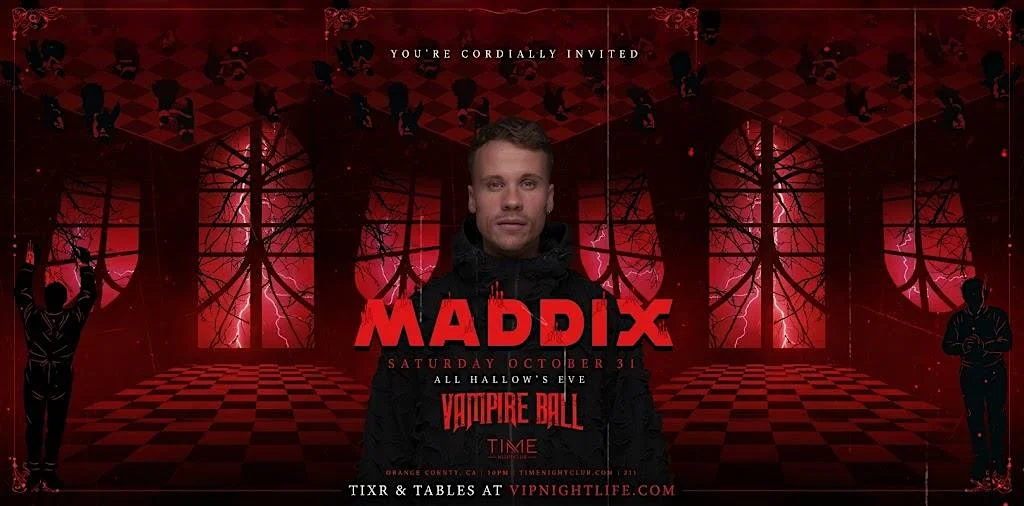 OC Halloween Party w/ Maddix | Vampire Ball Time Nighclub