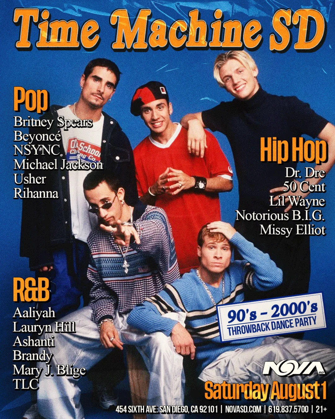 Time Machine: 90s - 2000s Throwback Dance Party