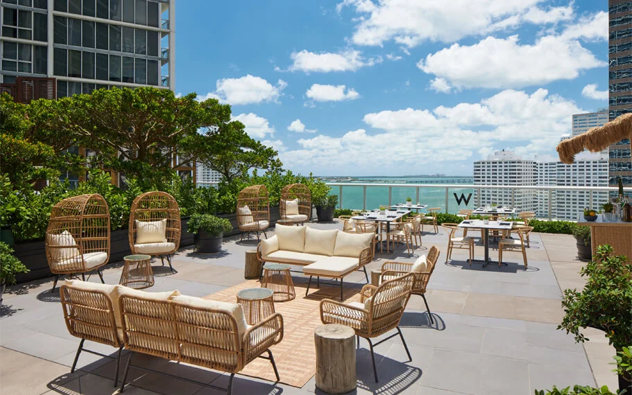 W Miami Downtown | 15th Floor Rooftop Lounge