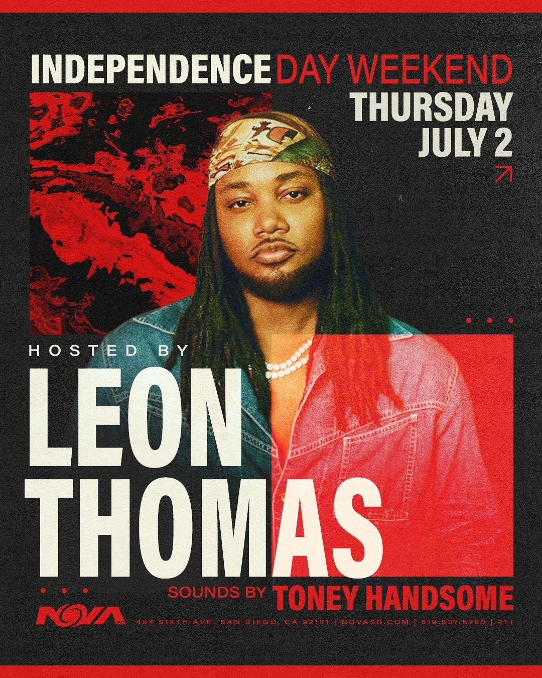 Nova presents Leon Thomas + Toney Handsome
